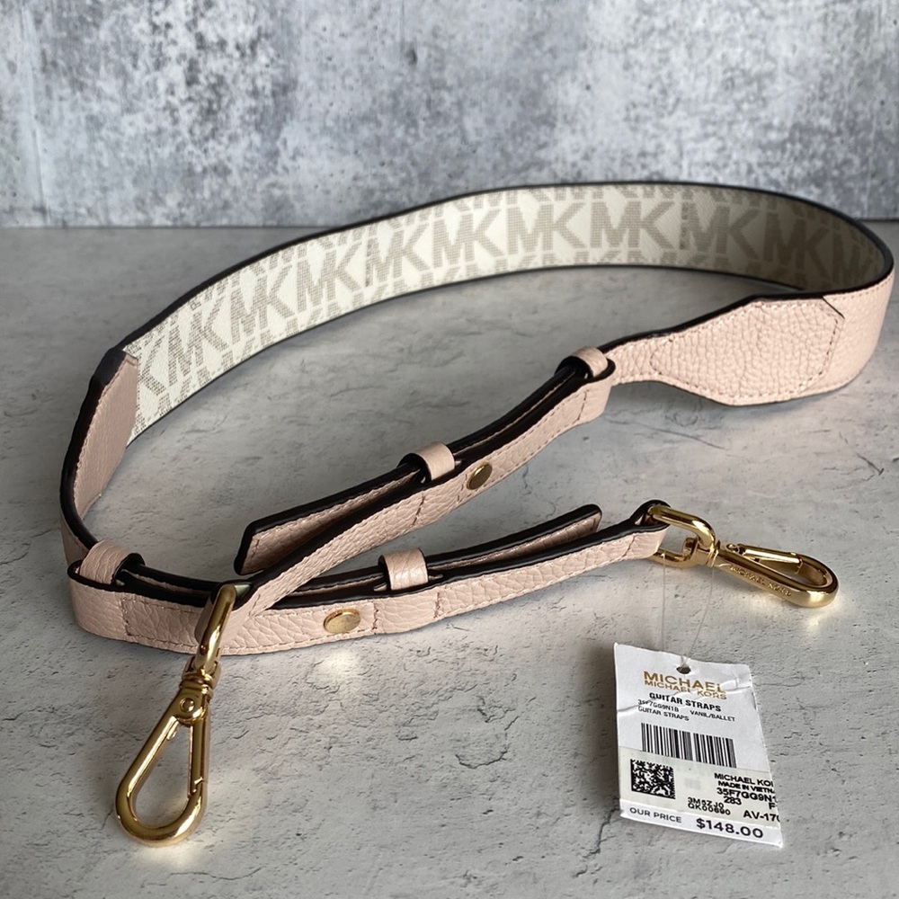 NWT Michael Kors Purse Guitar Straps. Reversible and Adjustable.